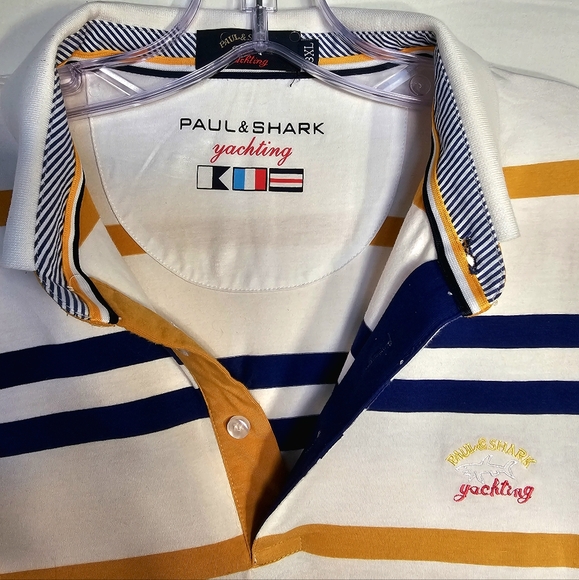 PAUL & SHARK YACHTING POLO SHIRT SIZE 3XL pre-owned - Picture 4 of 12